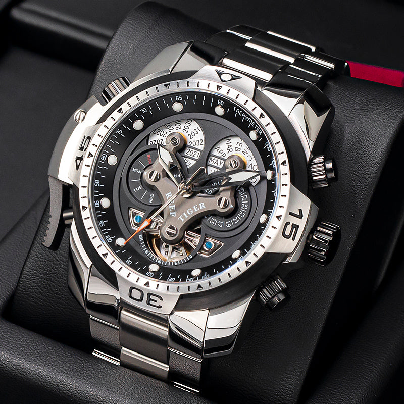 Men's Mechanical Watch Large Dial Waterproof Strong Luminous