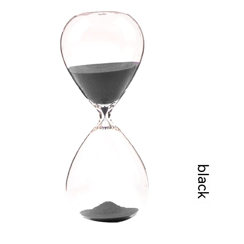 Glass Sand Clock Timer 60-30-15 Minutes Creative Decoration