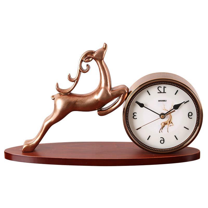 Clocks And Clocks American Retro Solid Wood Creative Fashion