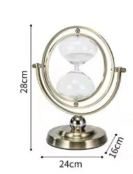 Time Sand Clock Timer 30 Minutes Creative Metal Ornaments Birthday Gift European Style Living Room Decoration Hourglass