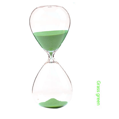 Glass Sand Clock Timer 60-30-15 Minutes Creative Decoration